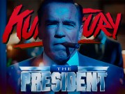 Noticia Primer tráiler extendido de 'Kung Fury 2' con Arnold Schwarzenegger de presidente de los Estados Unidos