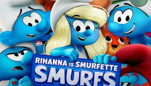 Rihanna sorprende a todos incluyendo un tema exclusivo en el nuevo tráiler de ‘Pitufos'