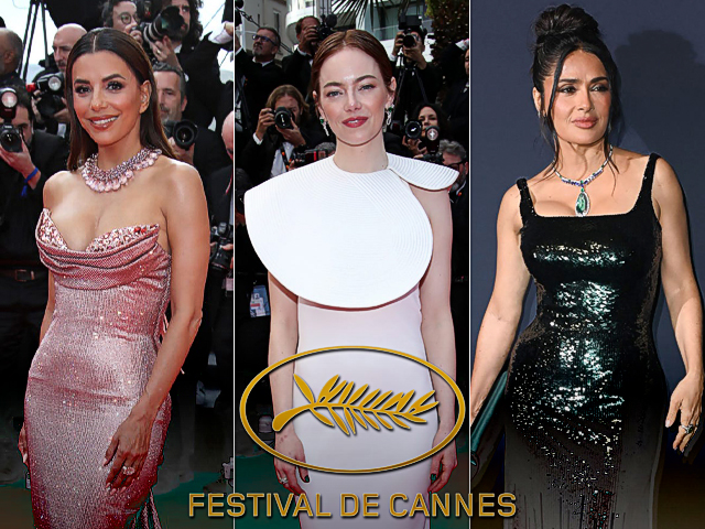Desde Eva Longoria hasta Salma Hayek: las celebridades con más estilo del Festival de Cannes 2025