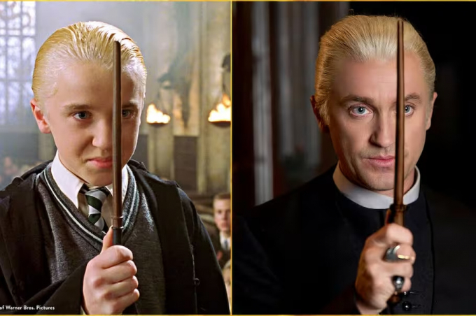16 años después: Tom Felton se pone de nuevo la túnica de Draco Malfoy
