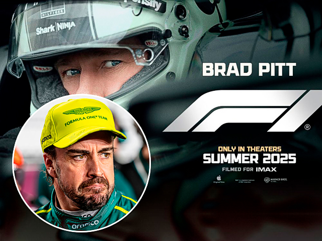 Fernando Alonso comparte su opinión sobre la película ‘F1’ de Brad Pitt y revela detalles de su participación especial