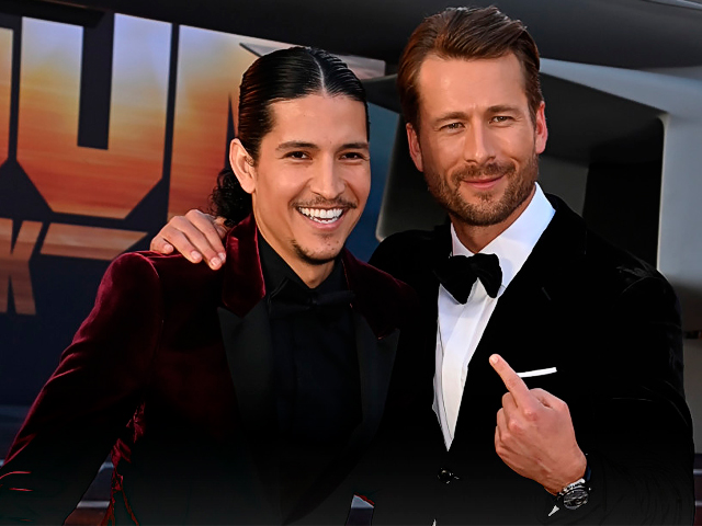 Danny Ramírez se infiltra entre los fans de Glen Powell y provoca una reacción impagable