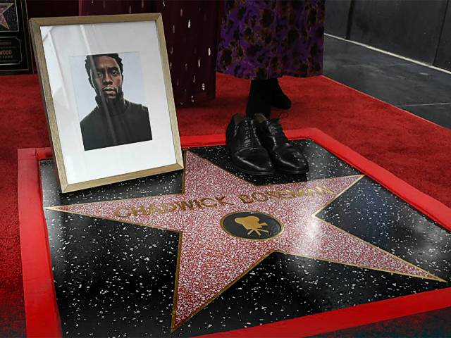 Chadwick Boseman brilla con su estrella póstuma en el mítico Paseo de la Fama
