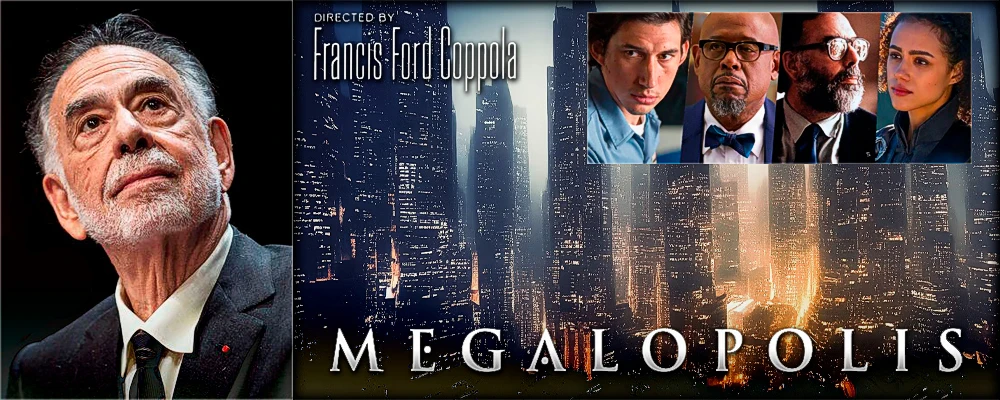 Megalópolis de Francis Ford Coppola estrena su primer tráiler