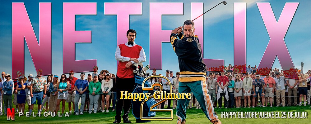 El primer tráiler de Happy Gilmore 2 revela a Adam Sandler y Bad Bunny en acción