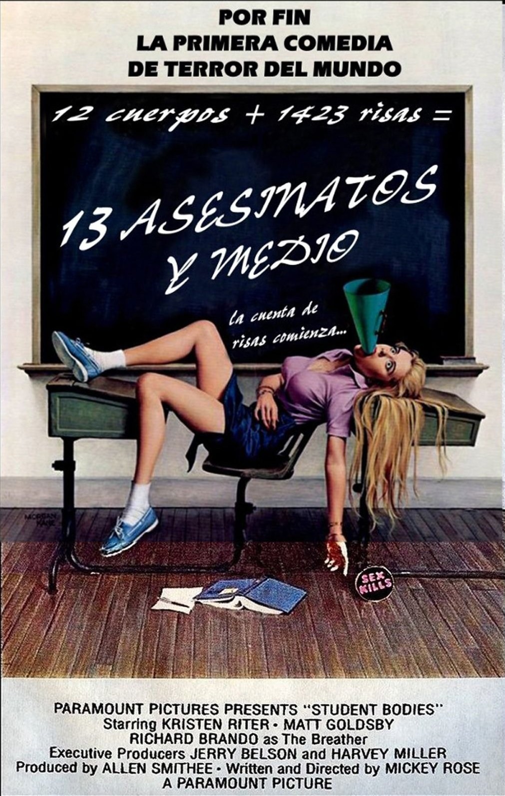 Poster de 13 ASESINATOS Y MEDIO en español