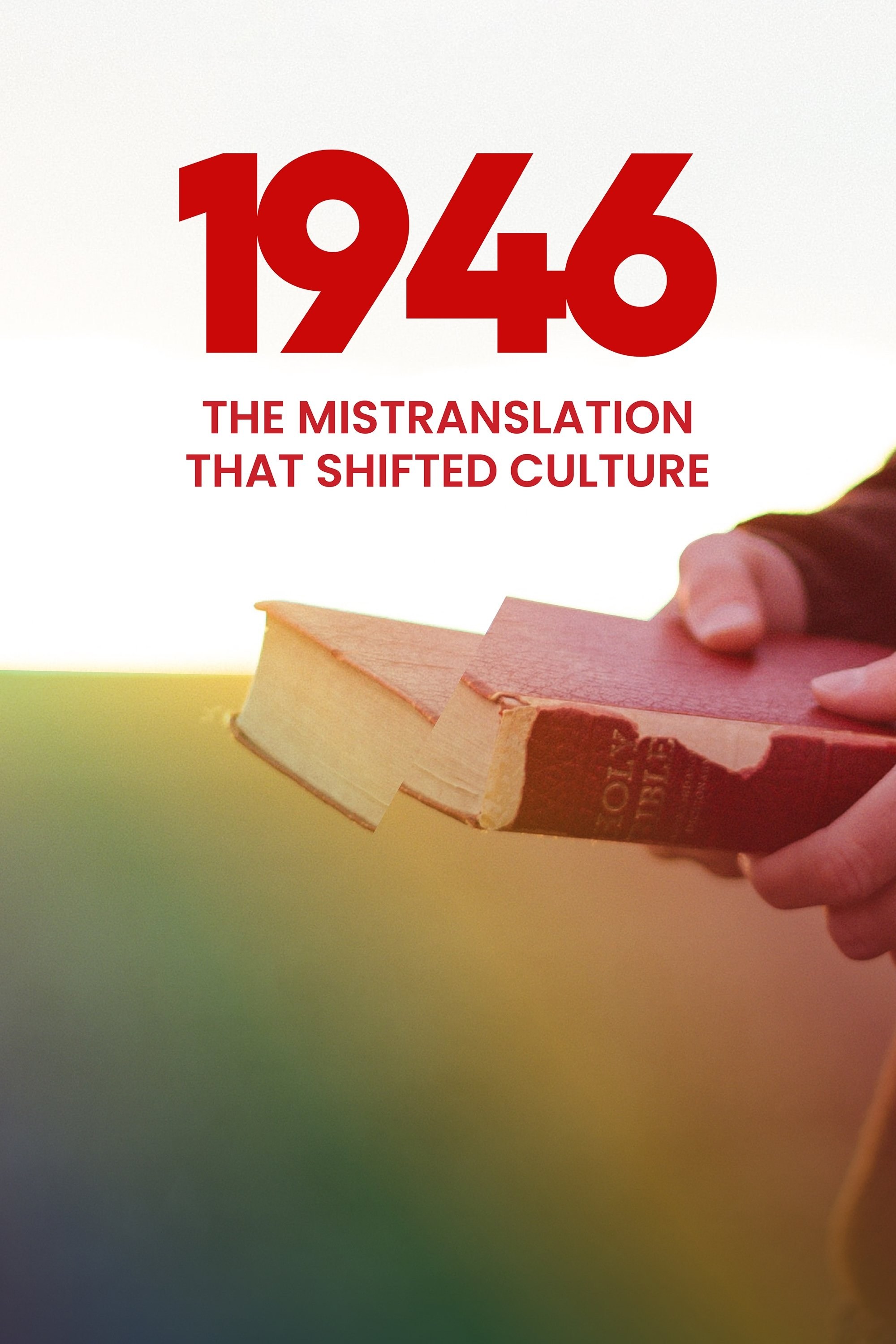 Poster de 1946: THE MISTRANSLATION THAT SHIFTED CULTURE en inglés
