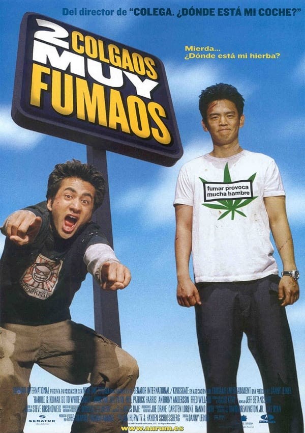 Poster de 2 COLGAOS MUY FUMAOS en español