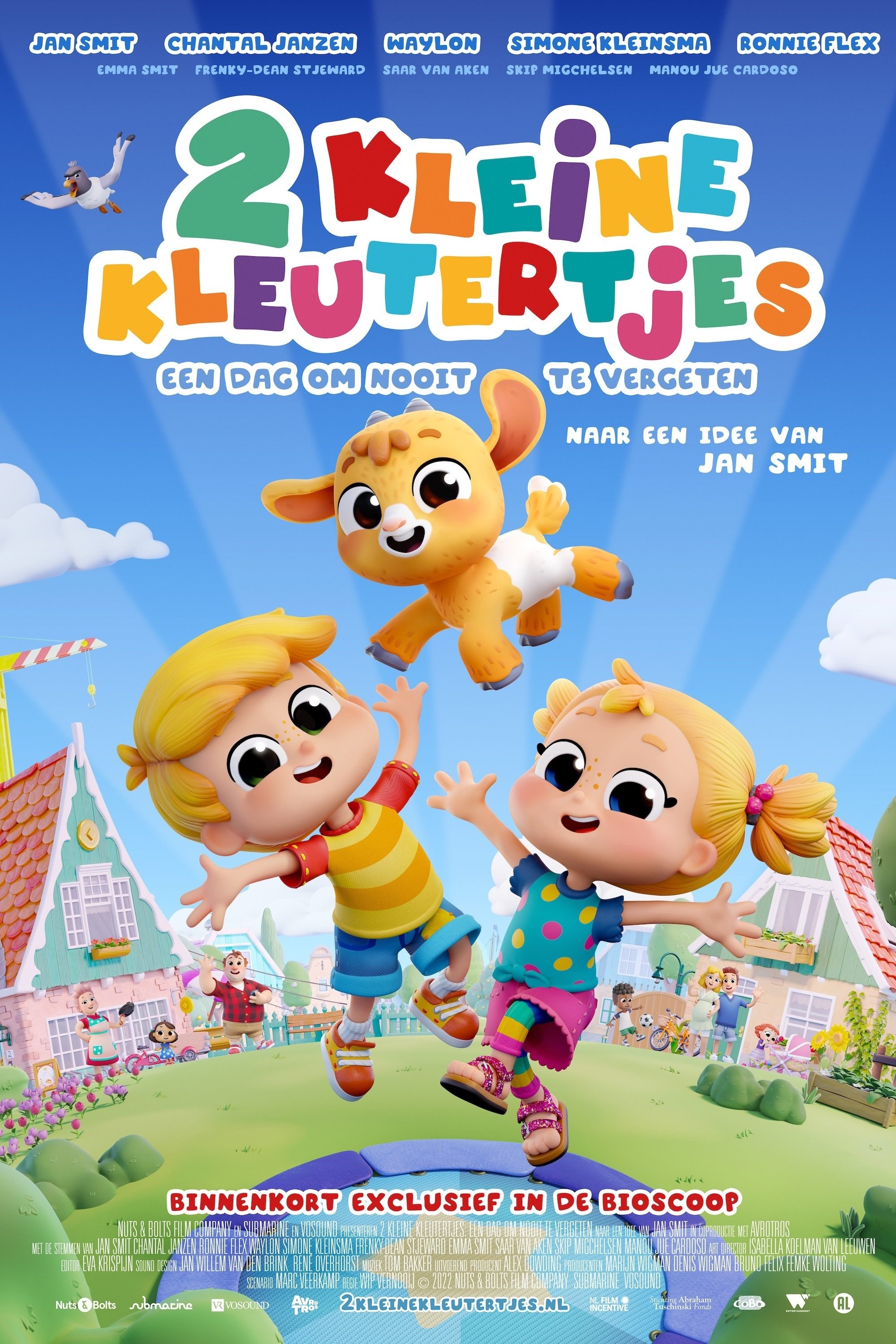 Poster de 2 KLEINE KLEUTERTJES: EEN DAG OM NOOIT TE VERGETEN