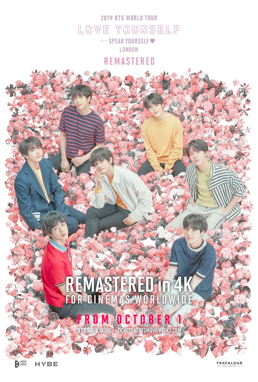 Poster de 2019 BTS WORLD TOUR LOVE YOURSELF: SPEAK YOURSELF LONDON