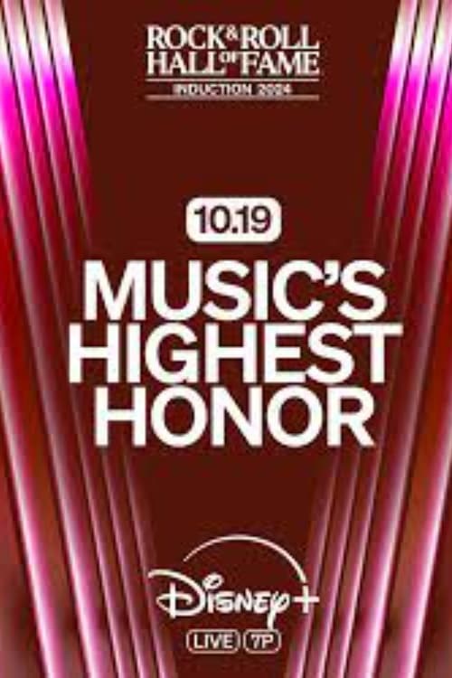 Poster de 2024 ROCK & ROLL HALL OF FAME INDUCTION CEREMONY