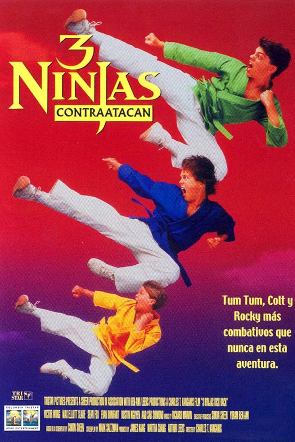 Poster de 3 NINJAS KICK BACK: 3 NINJAS CONTRATACAN en español