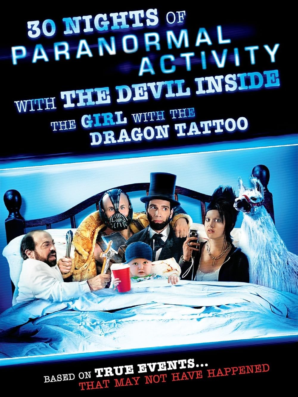 Poster de 30 NOCHES DE ACTIVIDAD PARANORMAL CON EL DIABLO DENTRO DE LA CHICA DEL DRAGÓN TATUADO
