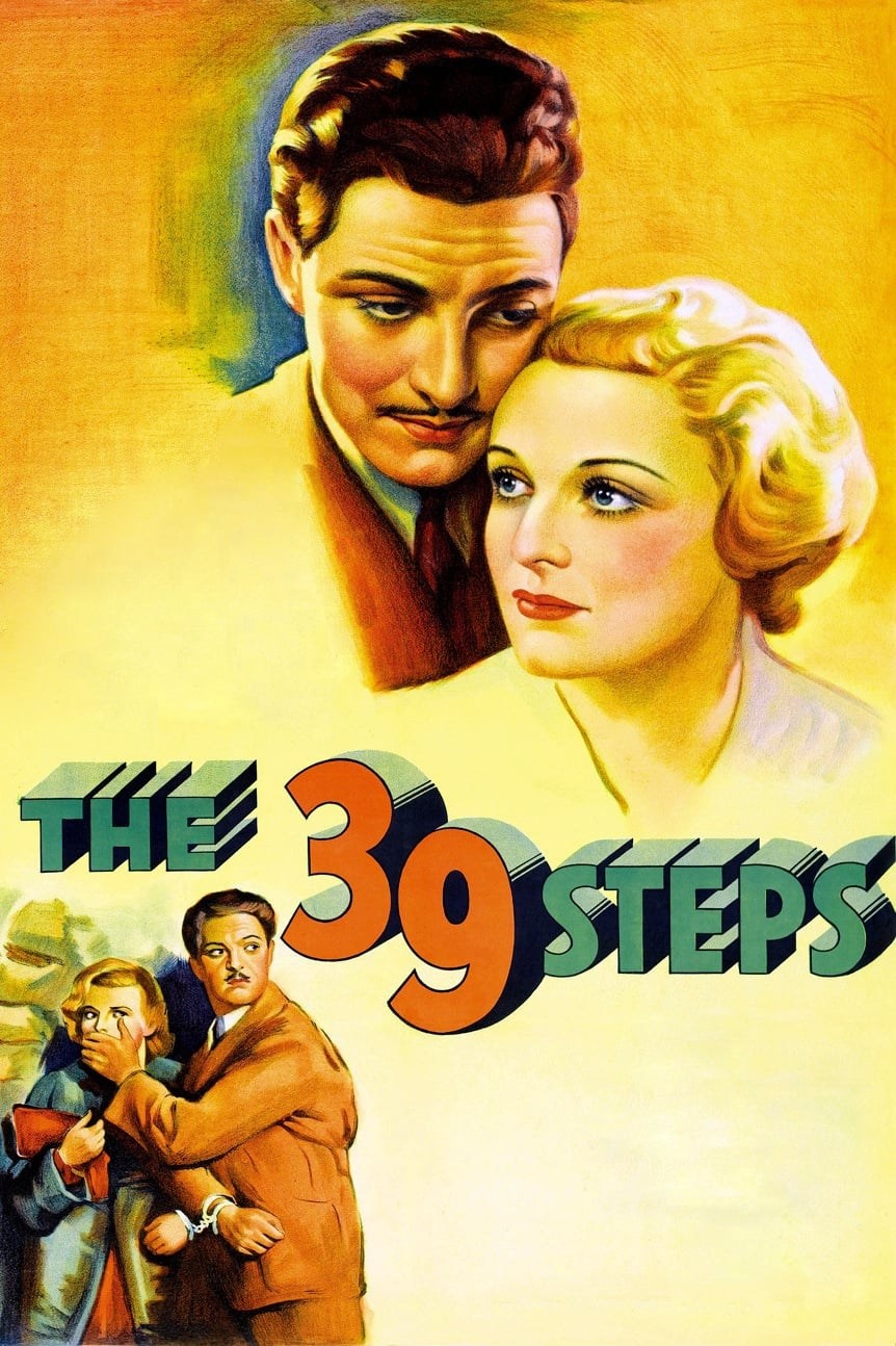 Poster de 39 ESCALONES en inglés