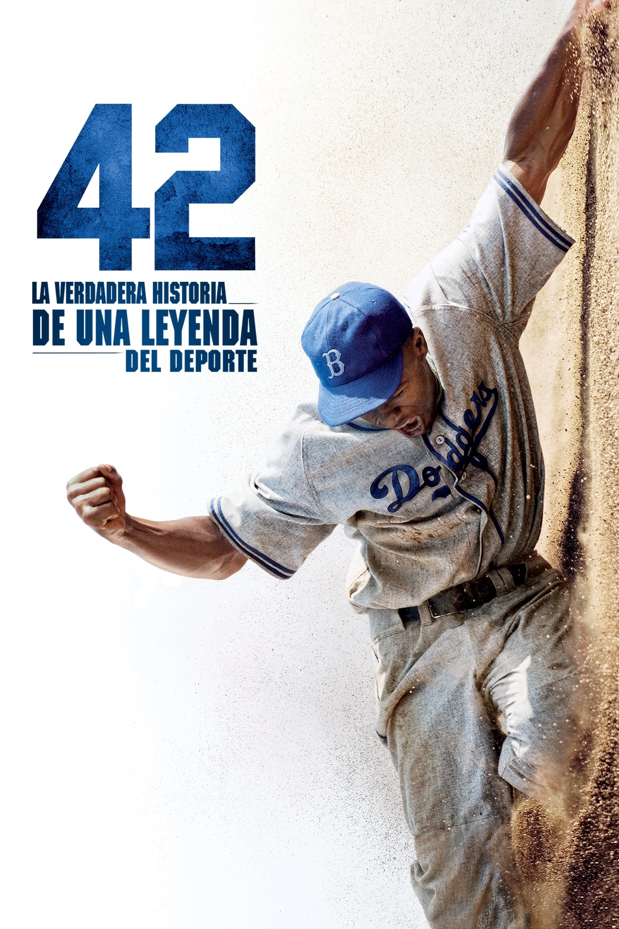 Poster de 42: LA VERDADERA HISTORIA DE UNA LEYENDA DEL DEPORTE en español