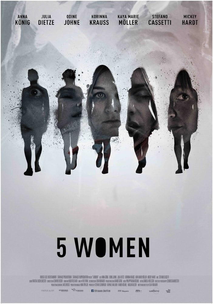 Poster de 5 FRAUEN en inglés