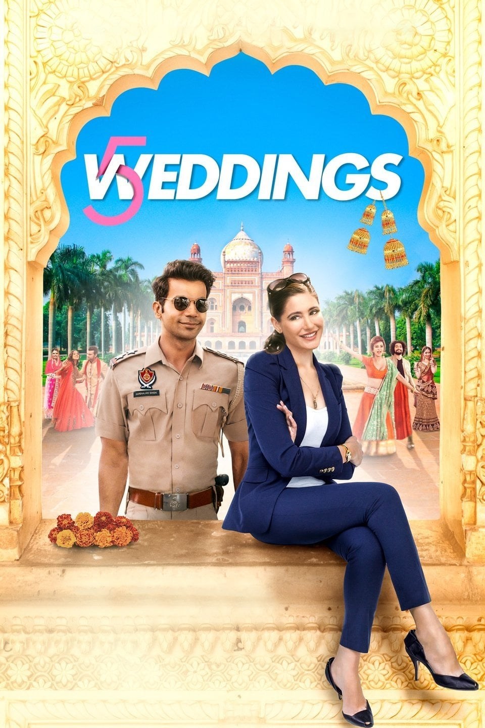 Poster de 5 WEDDINGS en inglés