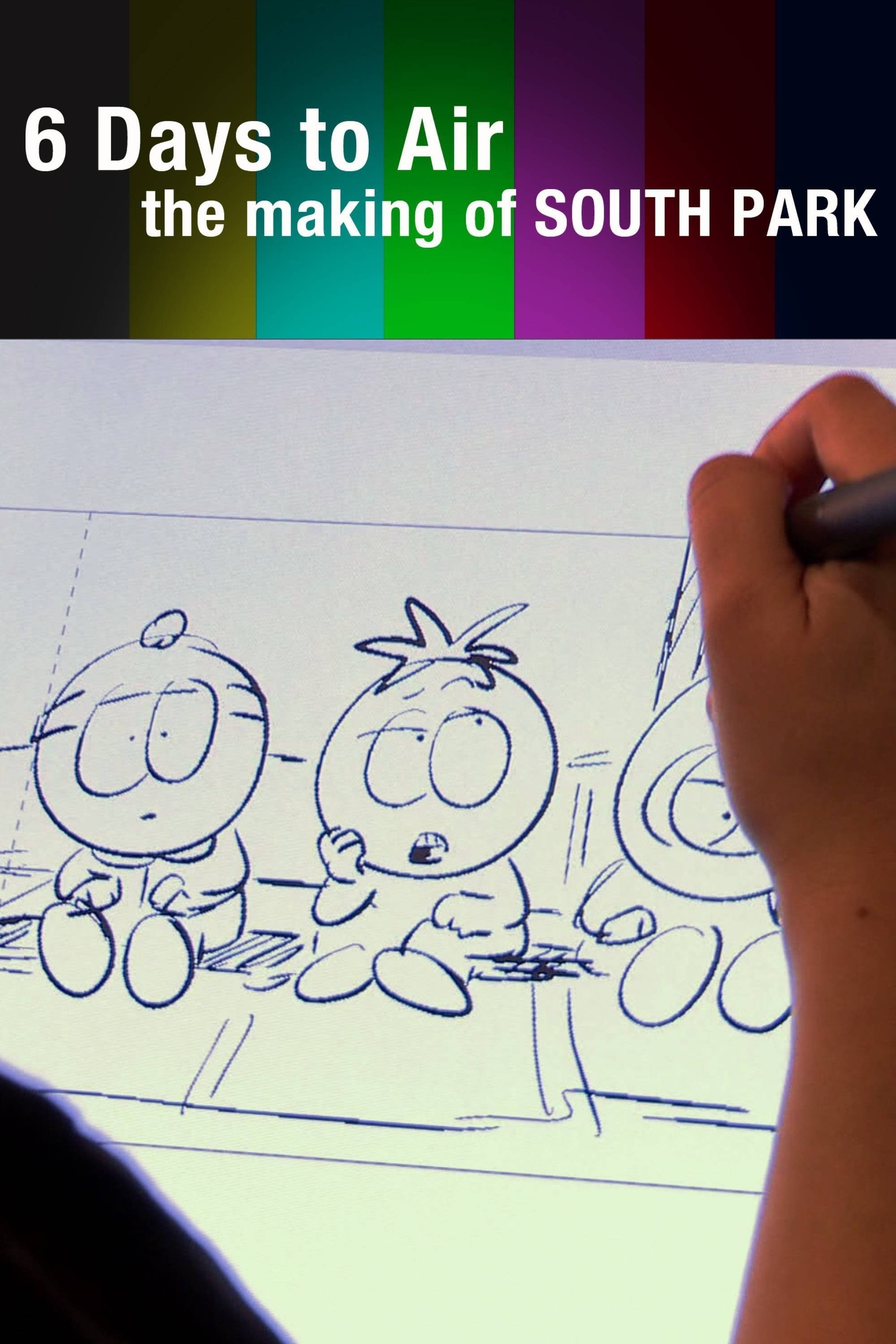 Poster de 6 DAYS TO AIR: THE MAKING OF SOUTH PARK en inglés