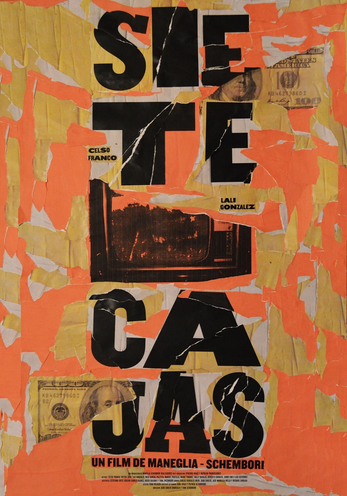 Poster de 7 CAJAS en español