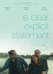A clear, explicit statement
