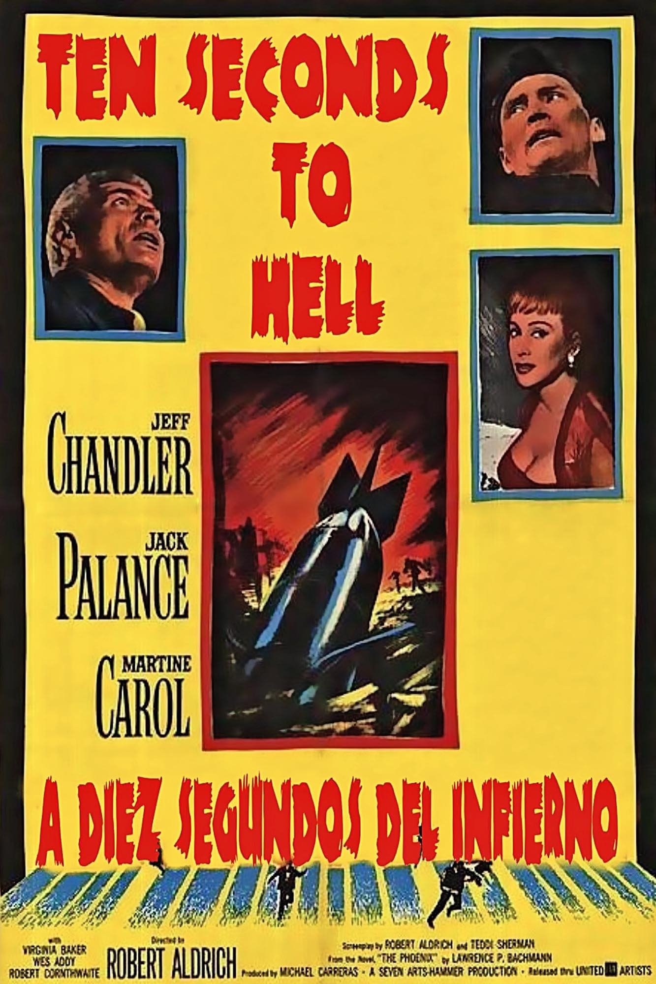 Poster de A DIEZ SEGUNDOS DEL INFIERNO en español