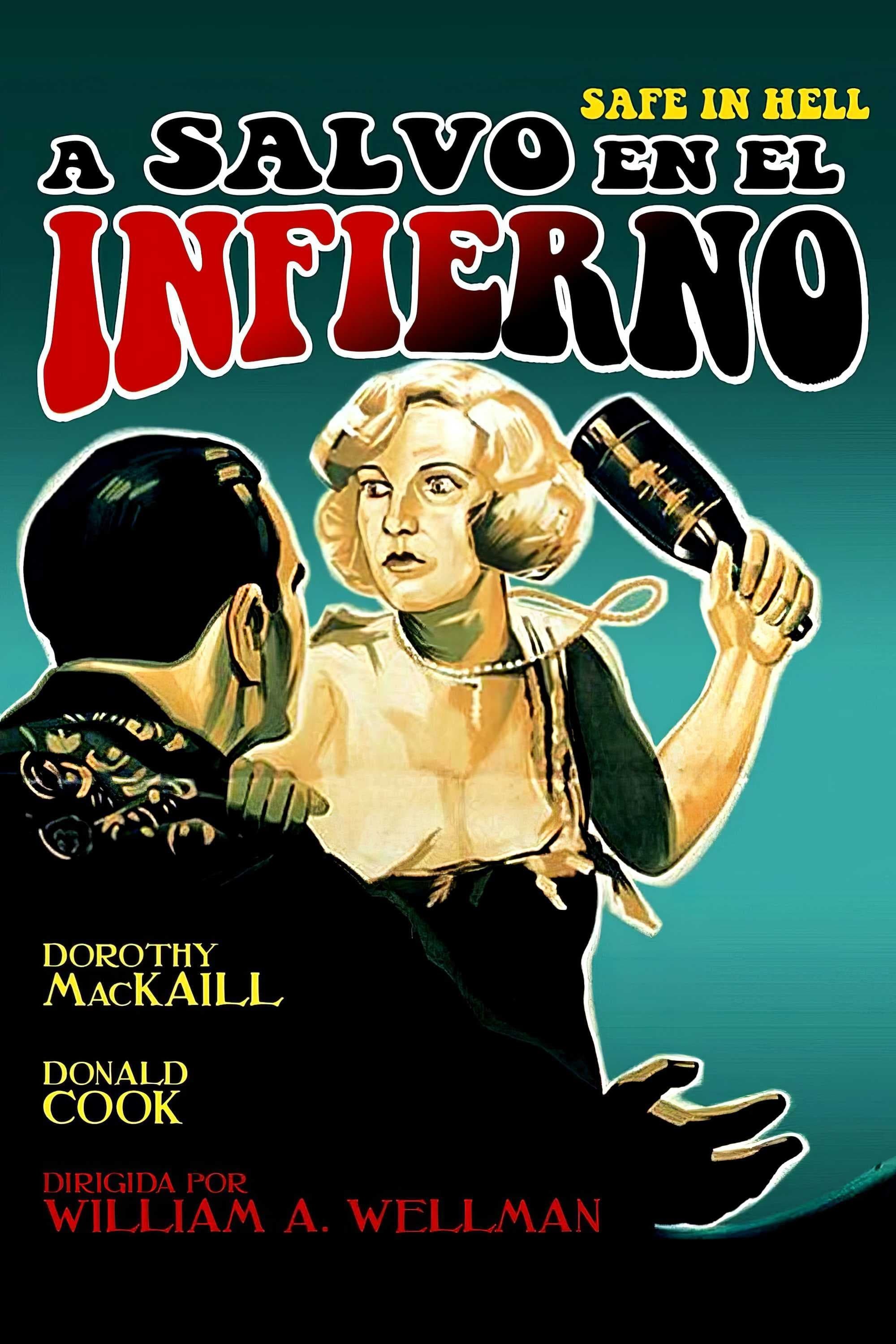 Poster de A SALVO EN EL INFIERNO en español