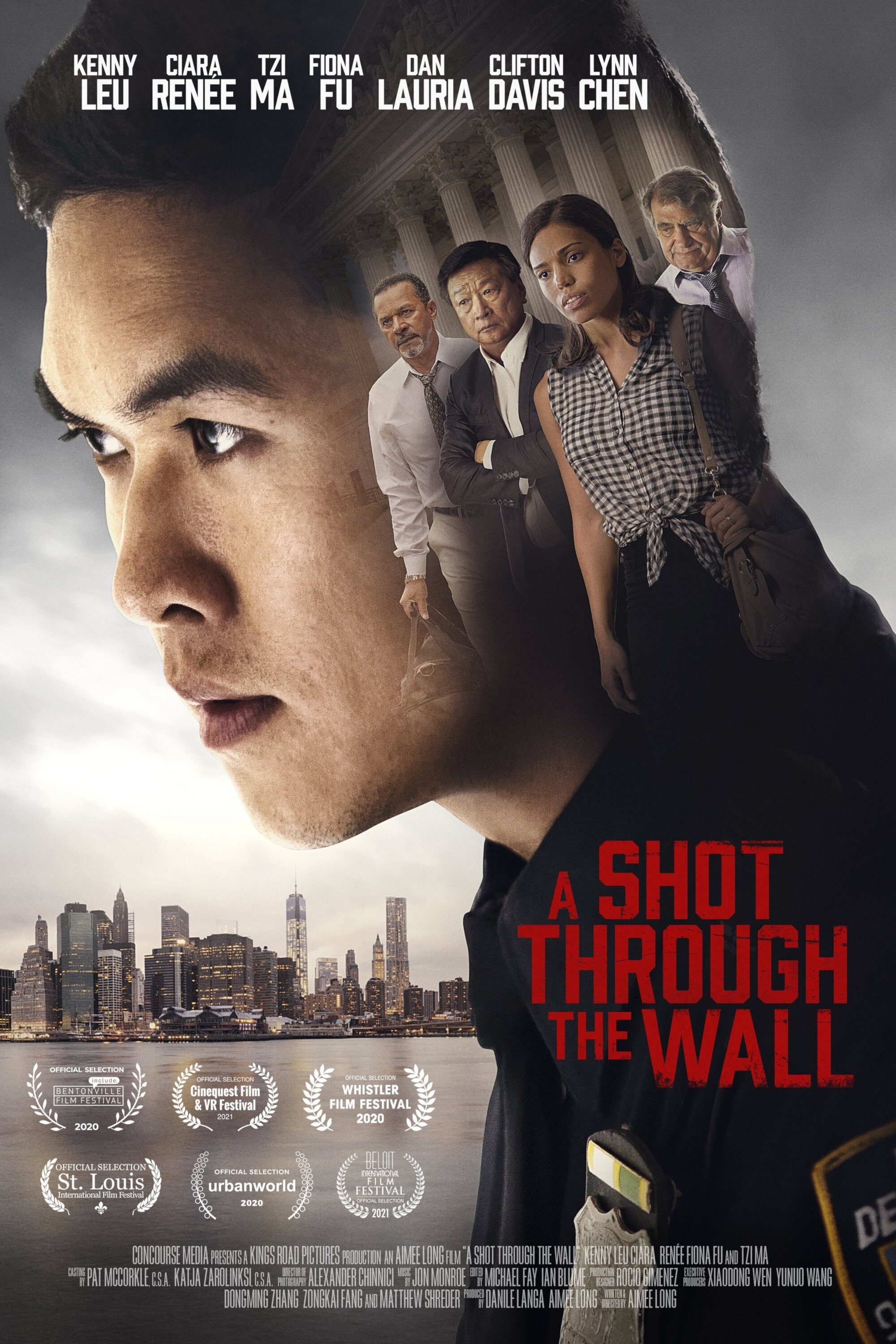 Poster de A SHOT THROUGH THE WALL en inglés