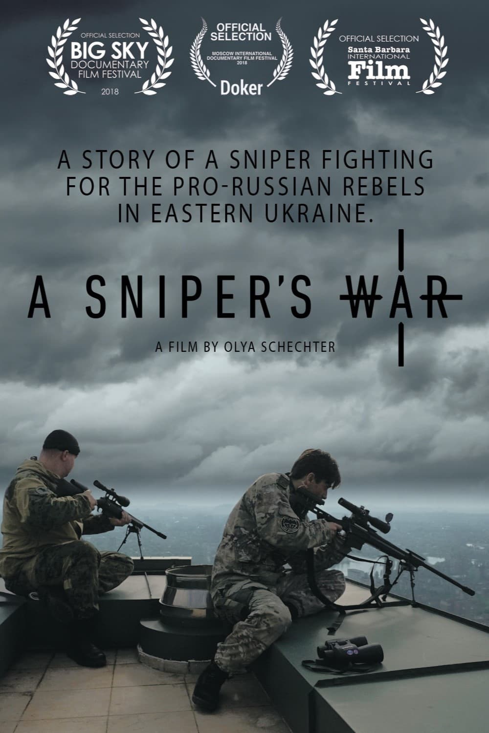Poster de A SNIPER'S WAR en inglés