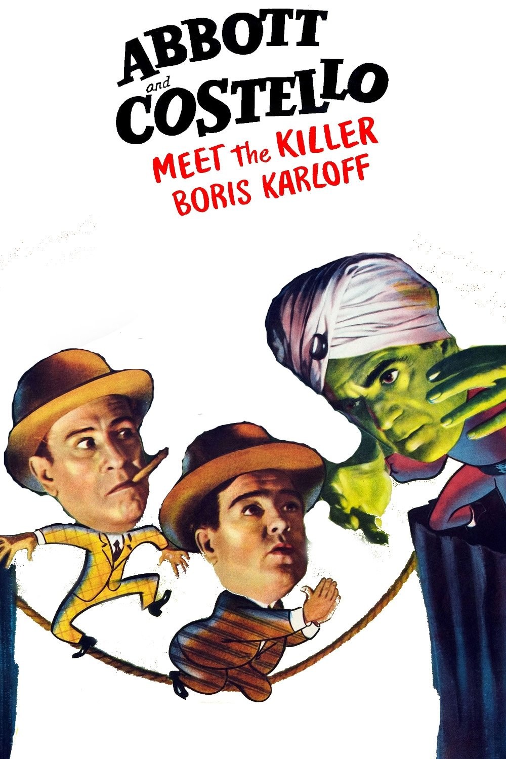 Poster de ABBOTT Y COSTELLO CONTRA EL ASESINO en inglés