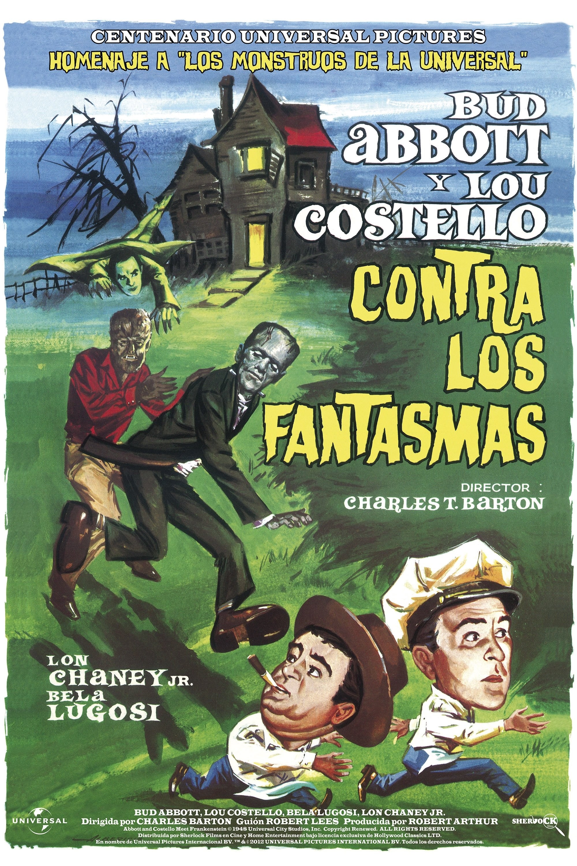 Poster de ABBOTT Y COSTELLO CONTRA LOS FANTASMAS en español
