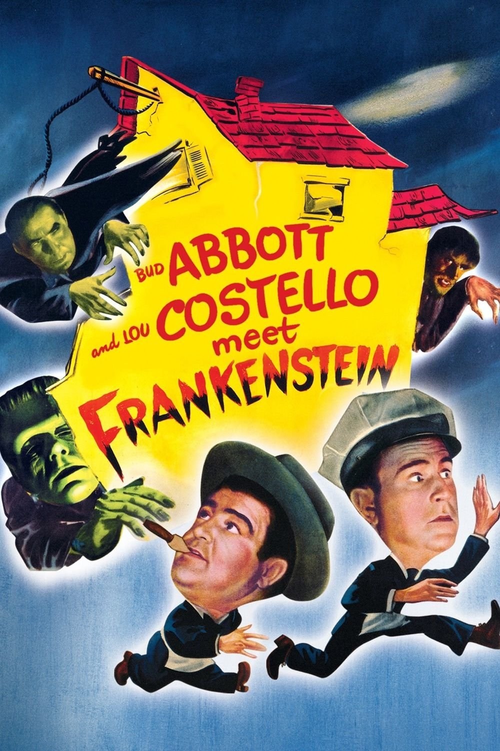 Poster de ABBOTT Y COSTELLO CONTRA LOS FANTASMAS en inglés