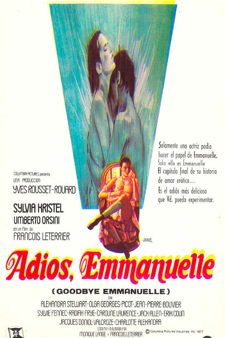 Poster de ADIÓS, EMMANUELLE en español