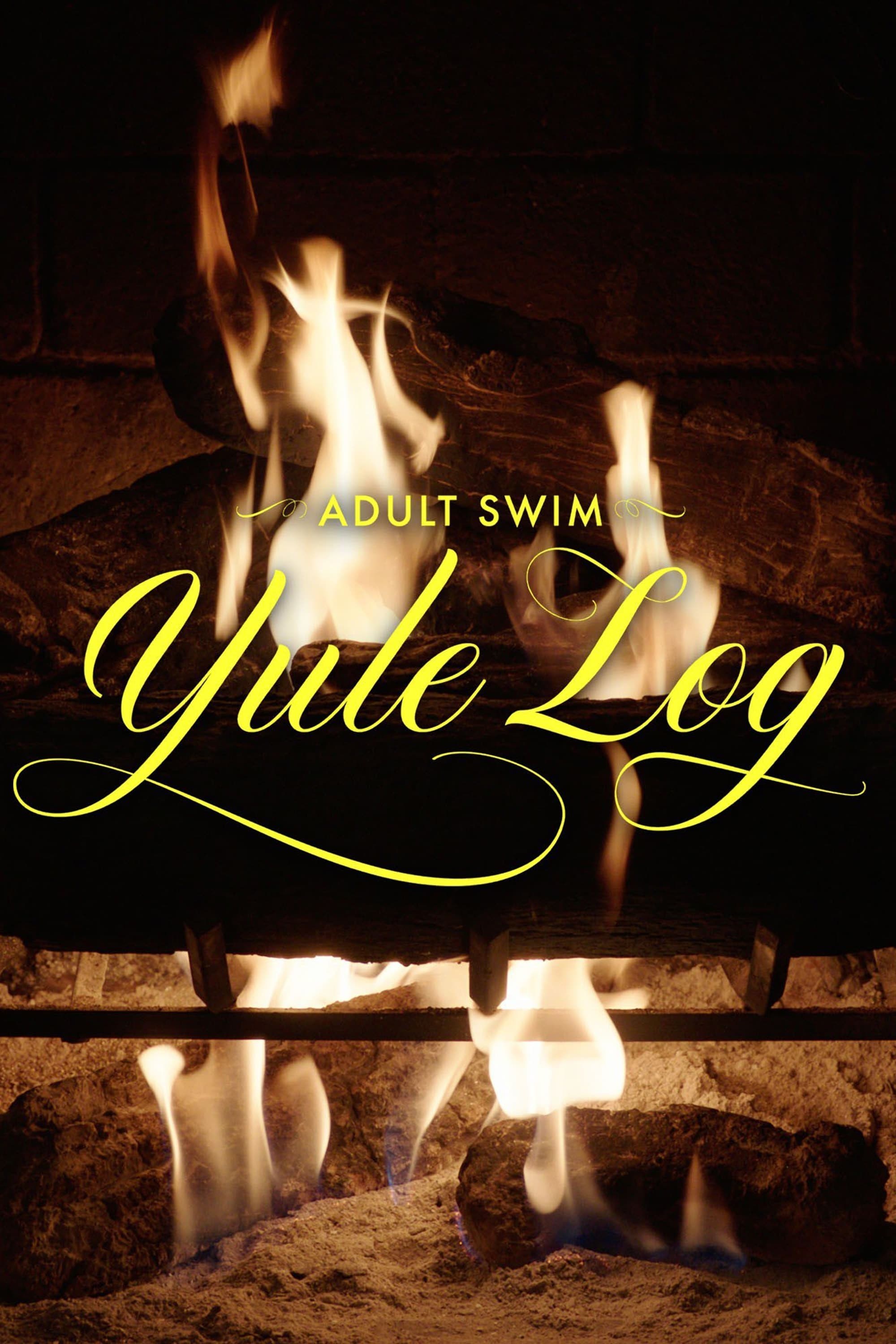 Poster de ADULT SWIM YULE LOG en inglés