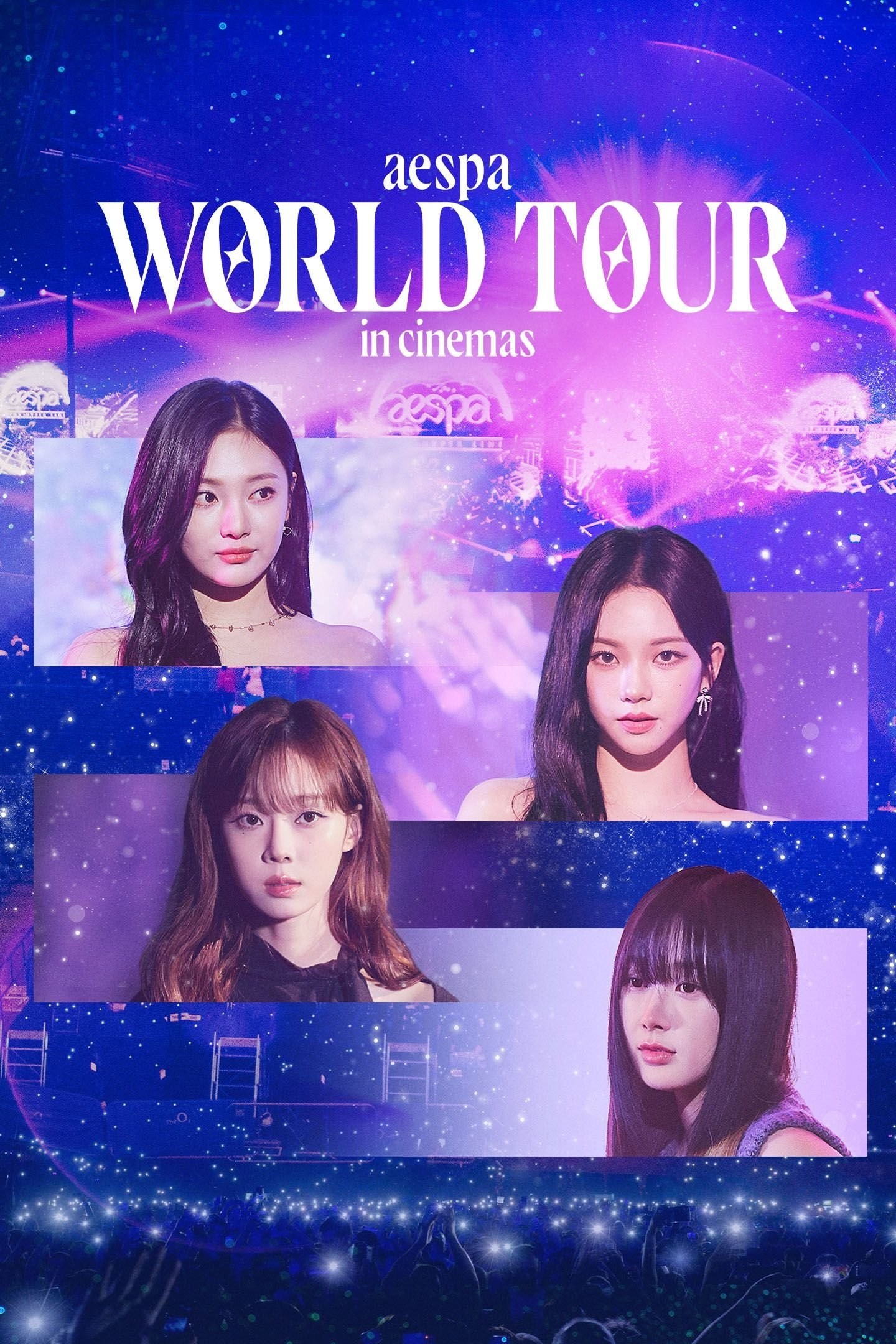 Poster de AESPA WORLD TOUR IN CINEMAS en inglés