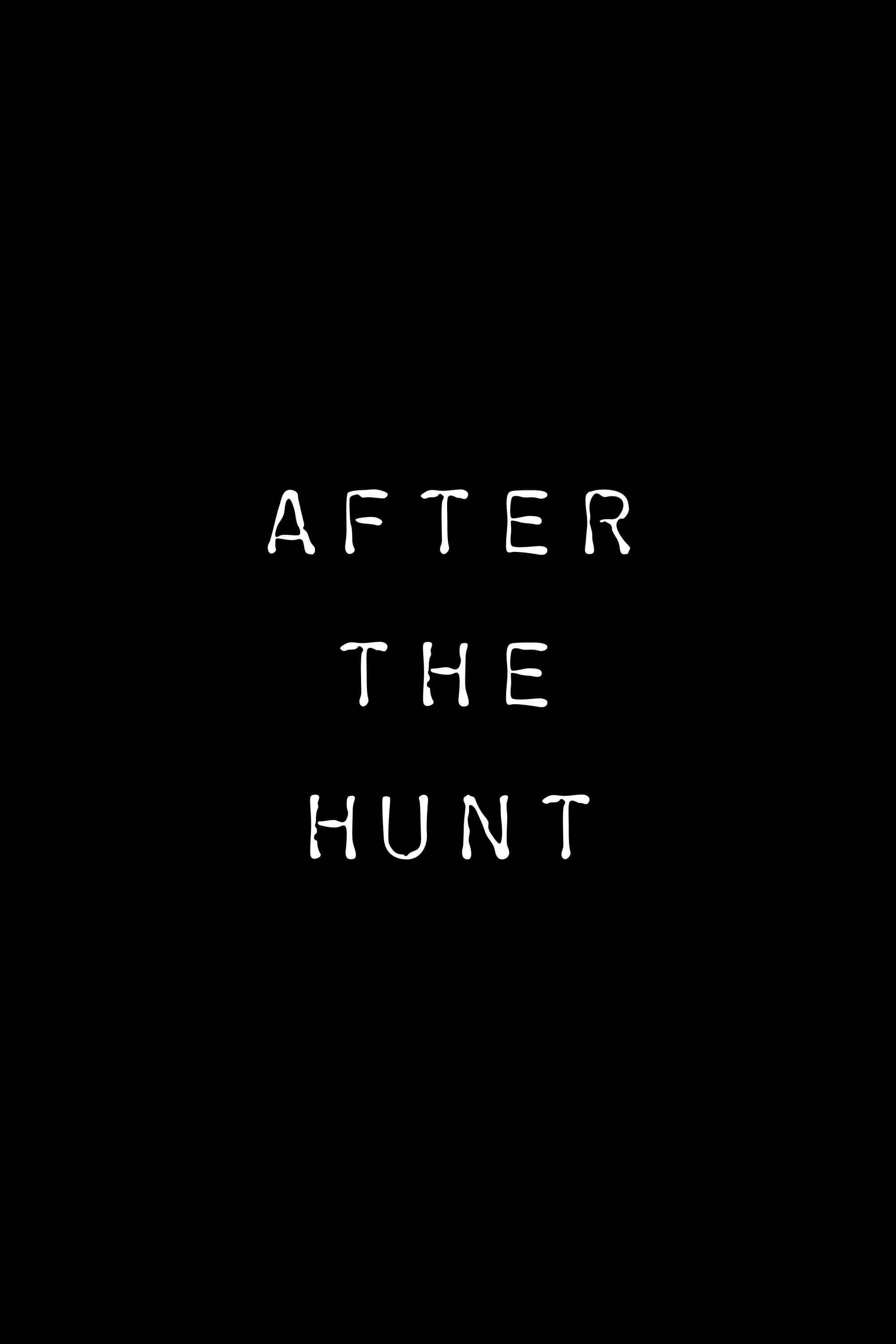 Poster de AFTER THE HUNT