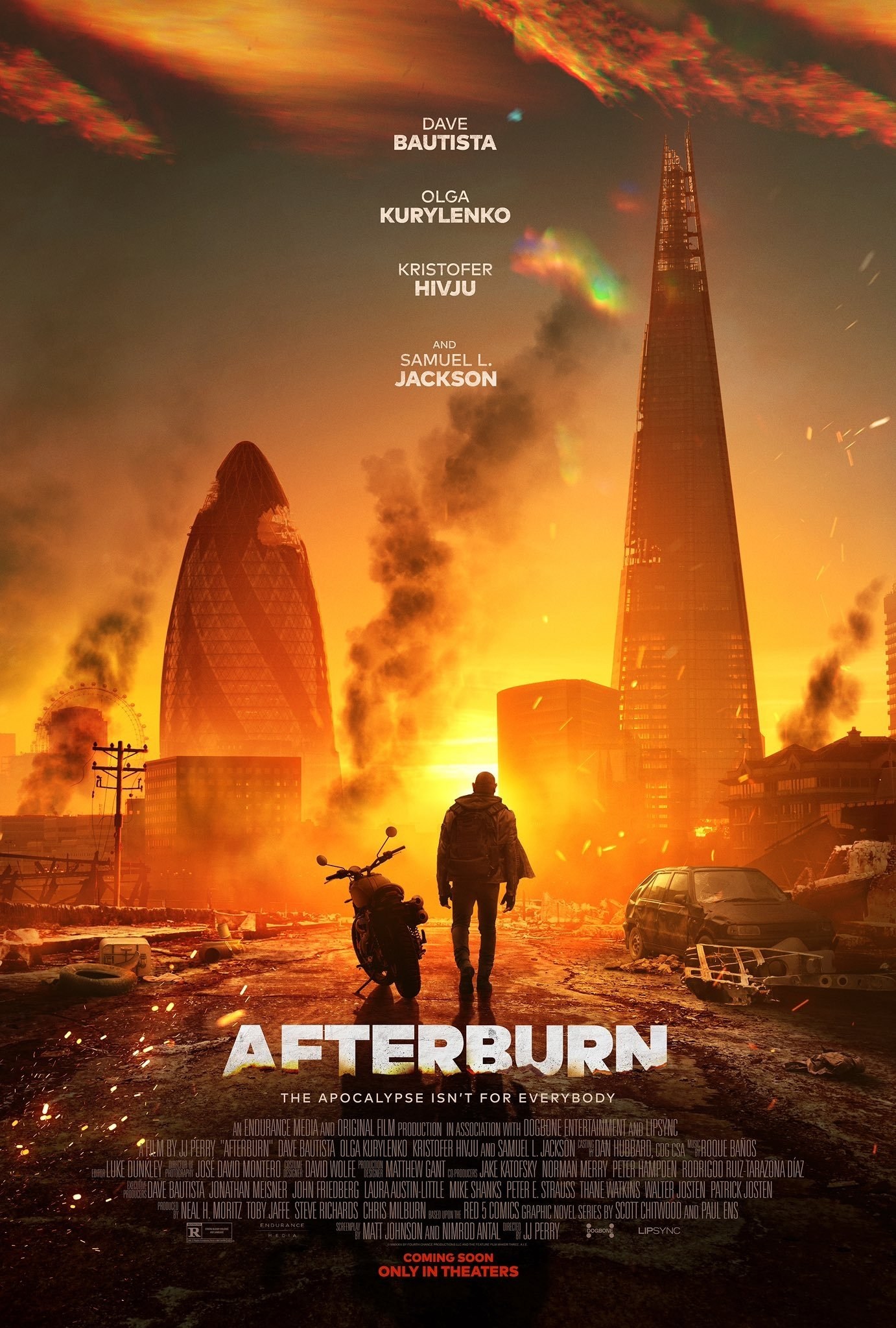 Poster de AFTERBURN en inglés