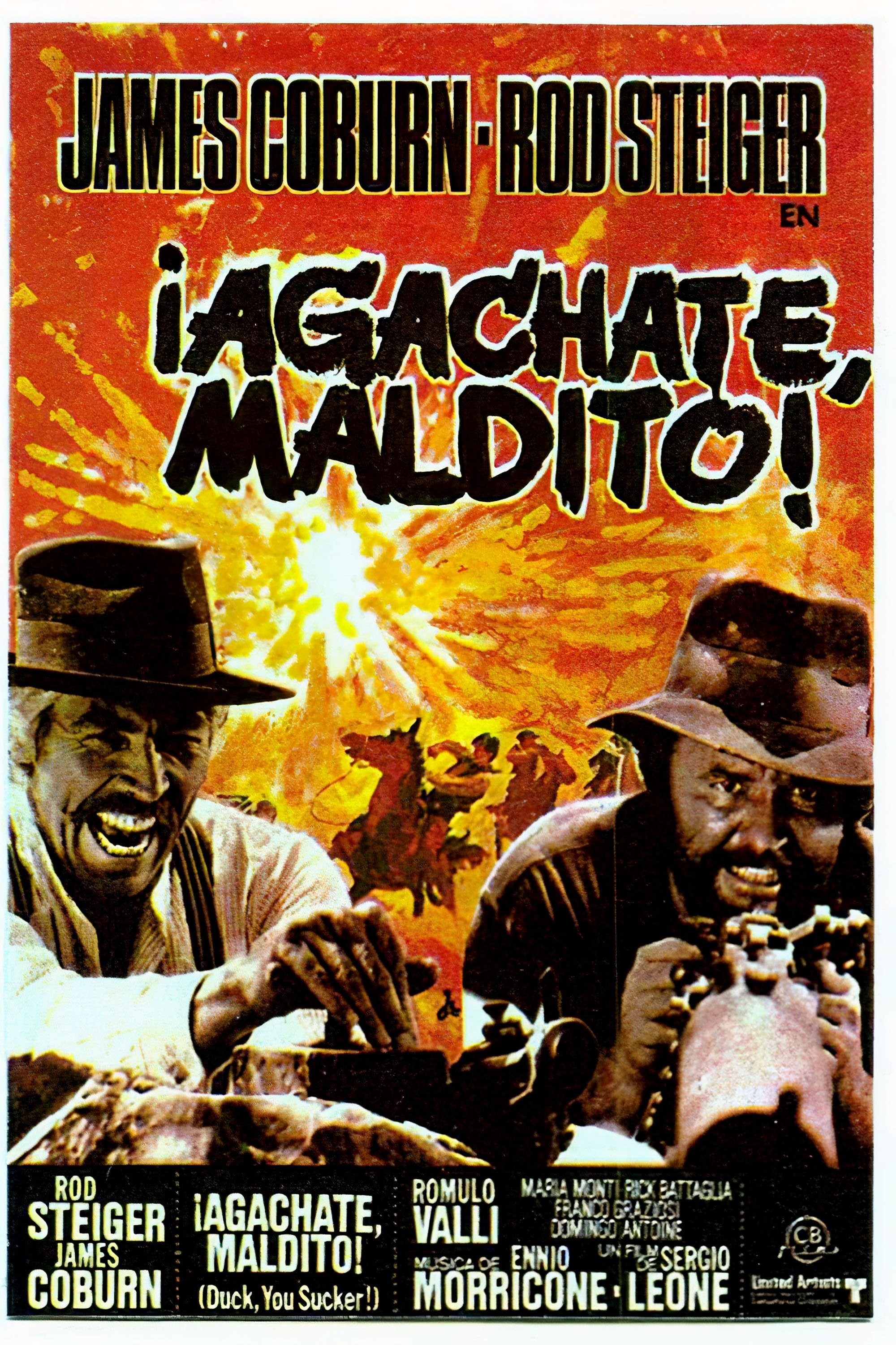 Poster de ¡AGÁCHATE, MALDITO! en español