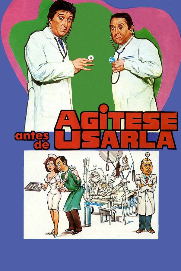 Poster de AGÍTESE ANTES DE USARLA en español