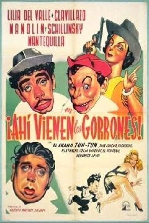Poster de AHÍ VIENEN LOS GORRONES
