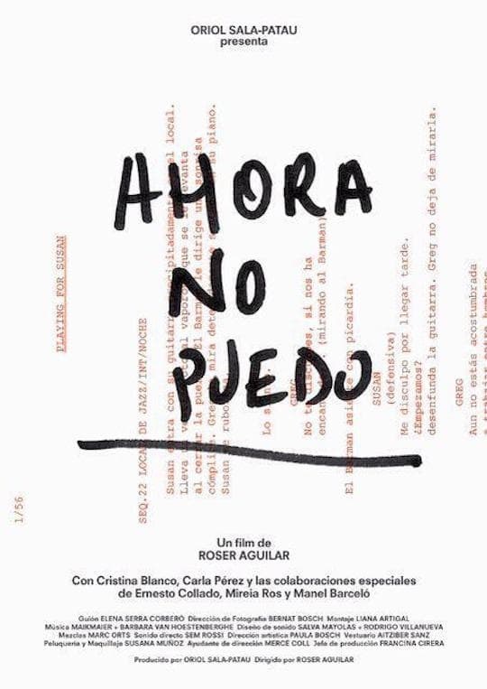 Poster de AHORA NO PUEDO