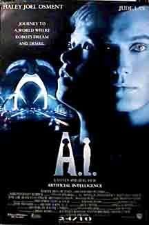 Poster de A.I. INTELIGENCIA ARTIFICIAL