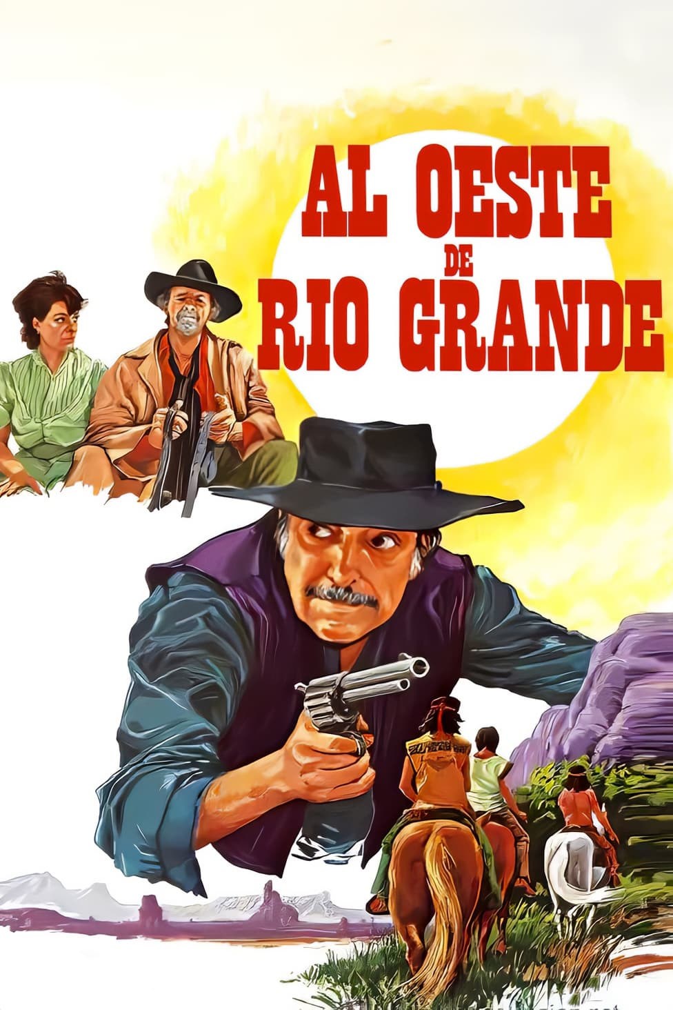 Poster de AL OESTE DE RÍO GRANDE en español