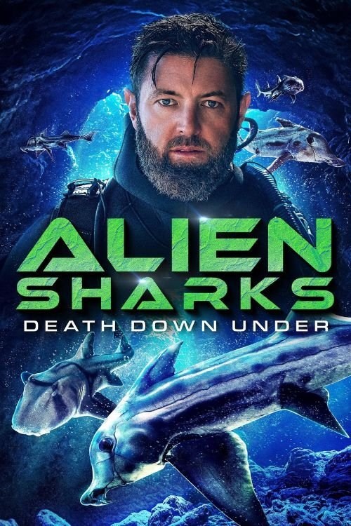 Poster de ALIEN SHARKS DEATH DOWN UNDER en inglés