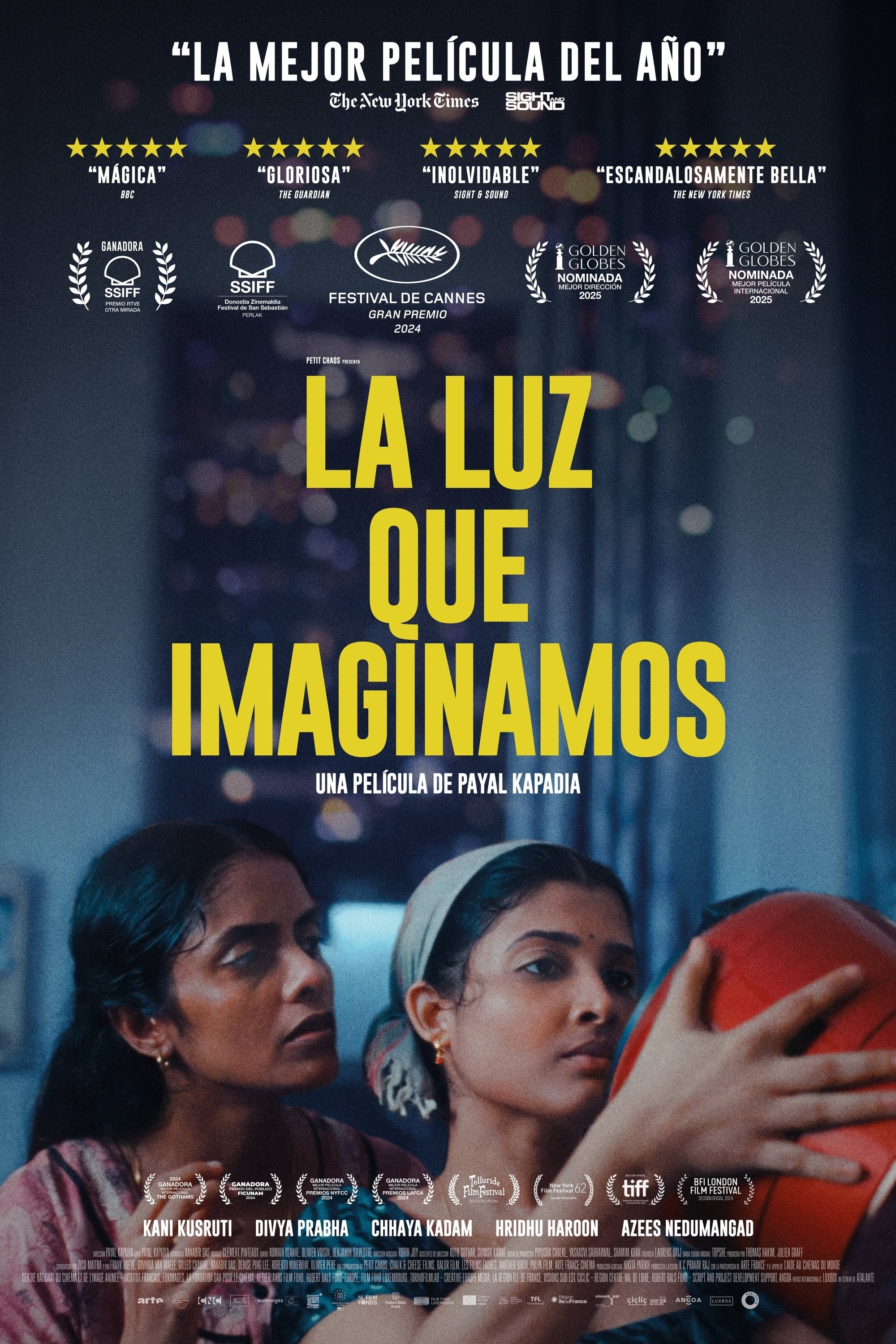 Poster de LA LUZ QUE IMAGINAMOS en español