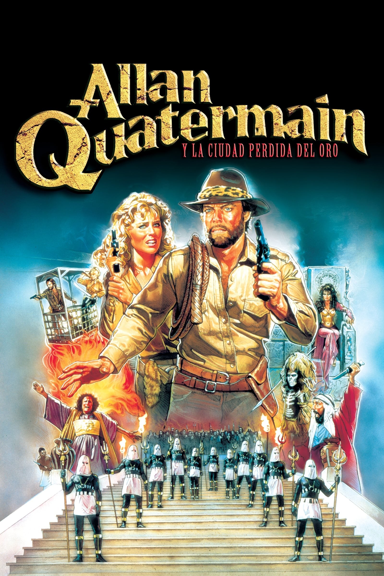 Poster de ALLAN QUATERMAIN Y LA CIUDAD PERDIDA DEL ORO en español
