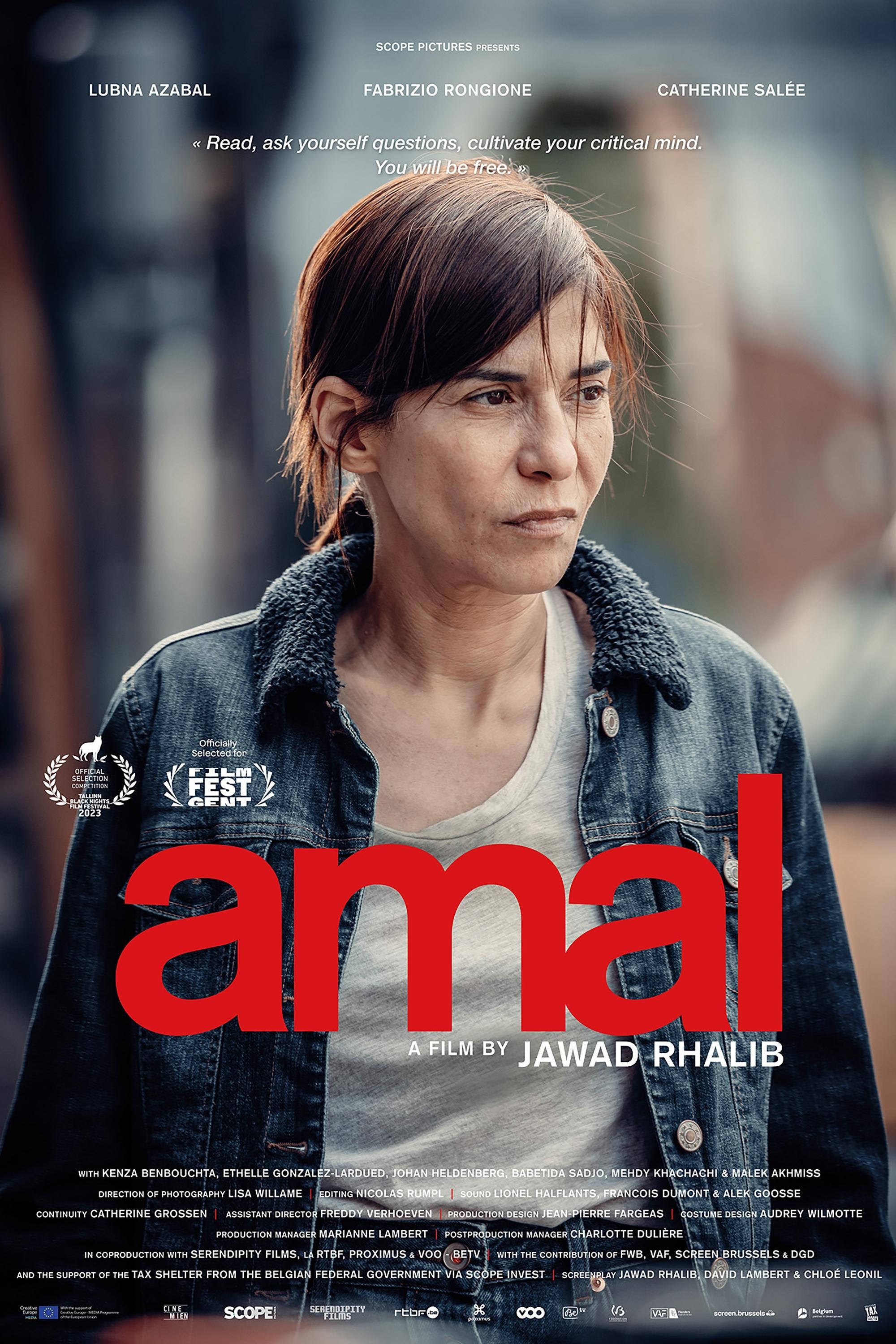 Poster de AMAL: UN ESPRIT LIBRE en inglés