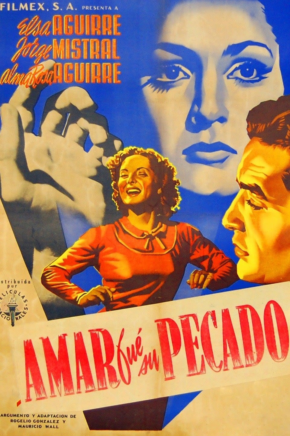 Poster de AMAR FUÉ SU PECADO en español