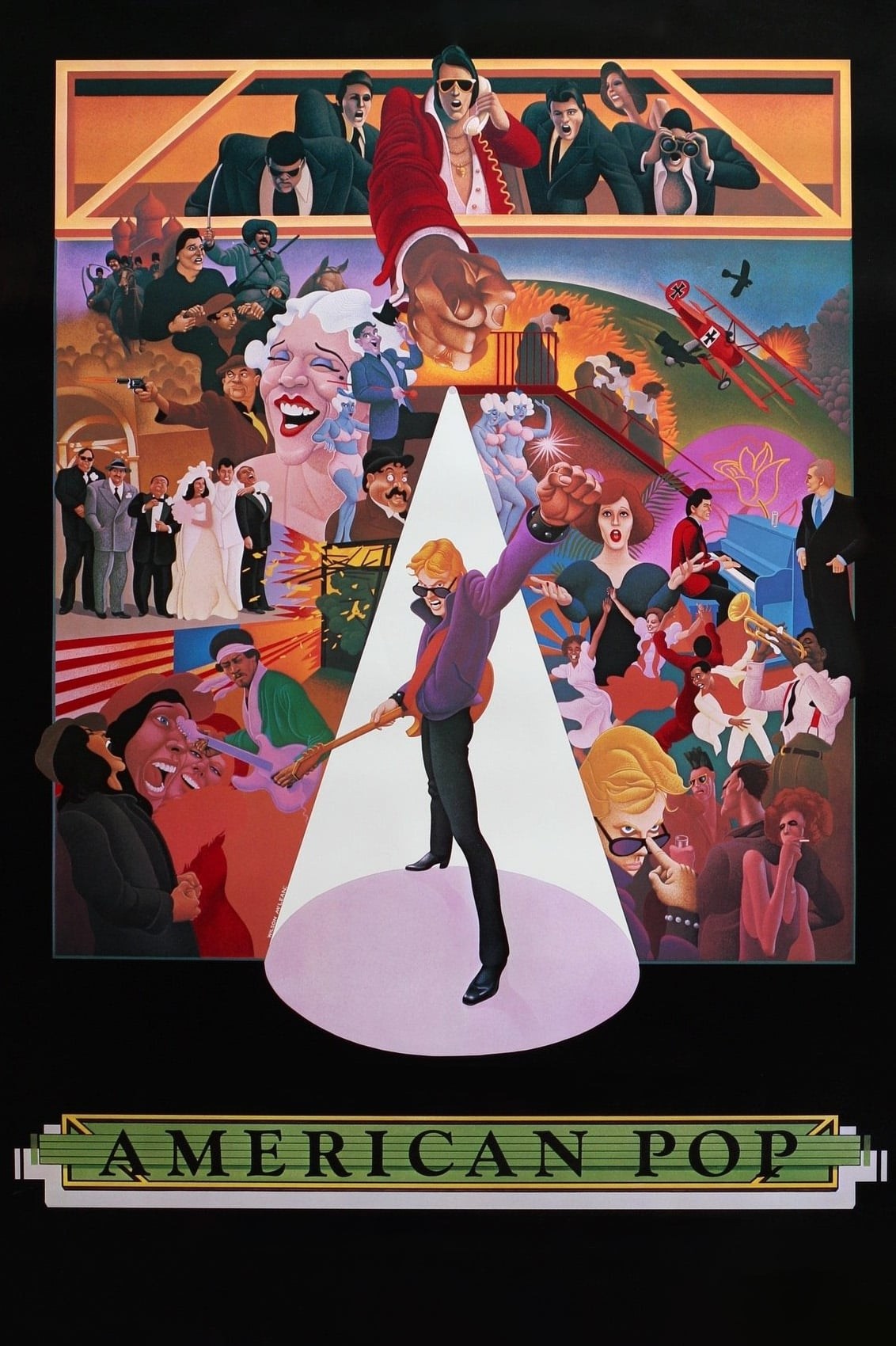 Poster de AMERICAN POP en inglés