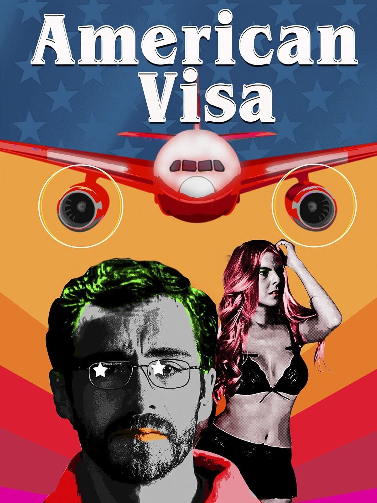 Poster de AMERICAN VISA en inglés
