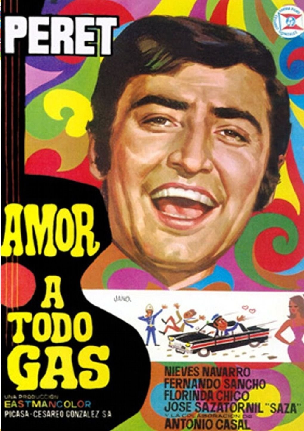 Poster de AMOR A TODO GAS en español